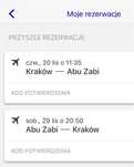Bilety Wizzair KRK-AUH-KRK (2os.)