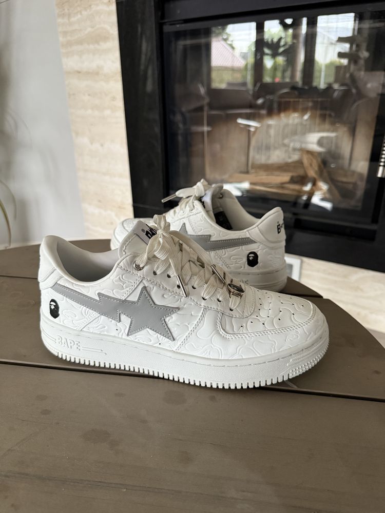 Bapesta A Bathing Ape Bape Sta Low Line Camo White bapestar