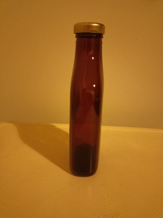 Butelka płaska brązowa 500 ml 0,5 wazon flakon ciemna