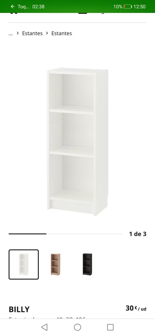 Porta em vidro JUTIS para estante Billy do ikea