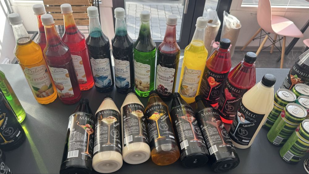 Сиропи для напоїв/Топінги