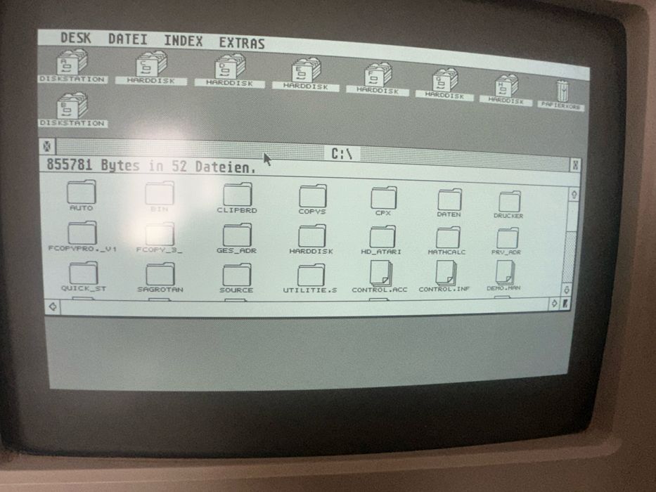 Megafile 60 dysk twardy do Atari ST plomba
