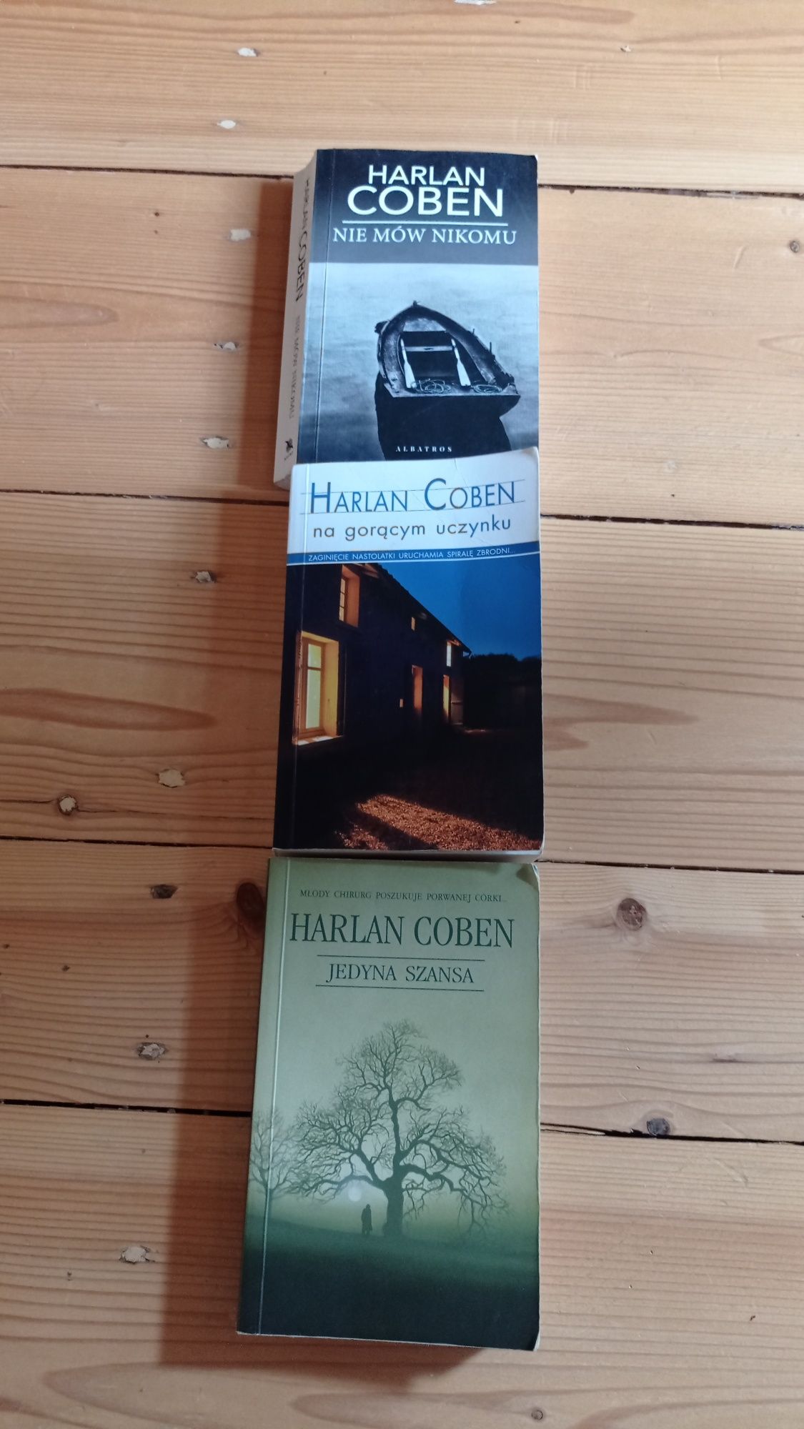 Harlan Coben - zestaw 3 używanych książek (kryminał, thriller)