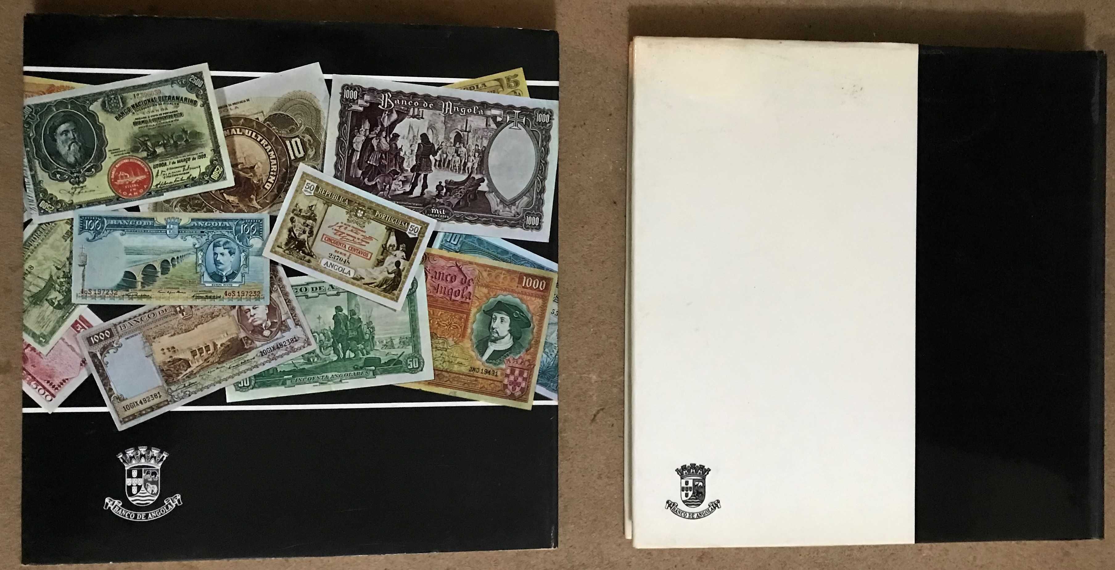 Livros "Moedas de Angola" e "O Papel Moeda em Angola"