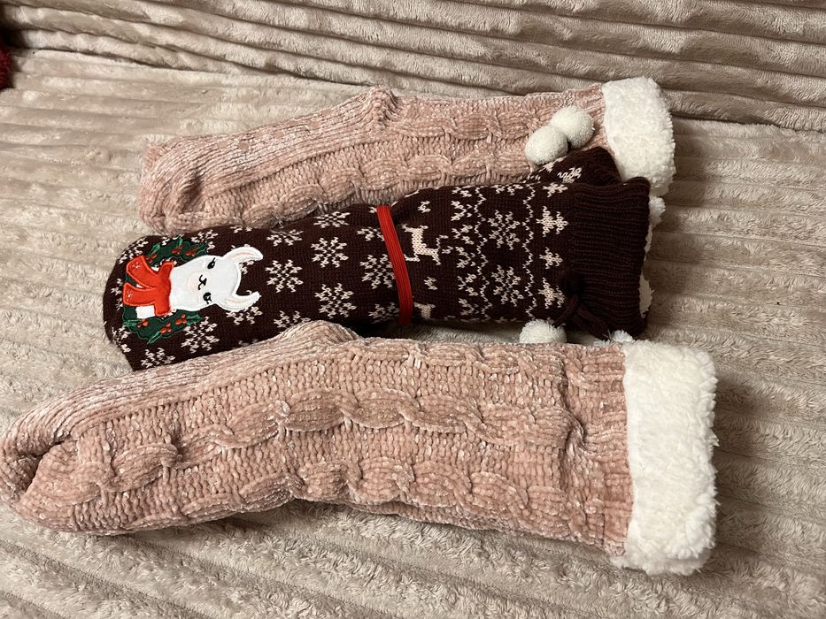 Носки  - утеплені новорічні