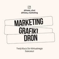 Dron / Social Media Marketing / Grafiki / Zarządzanie / Strona