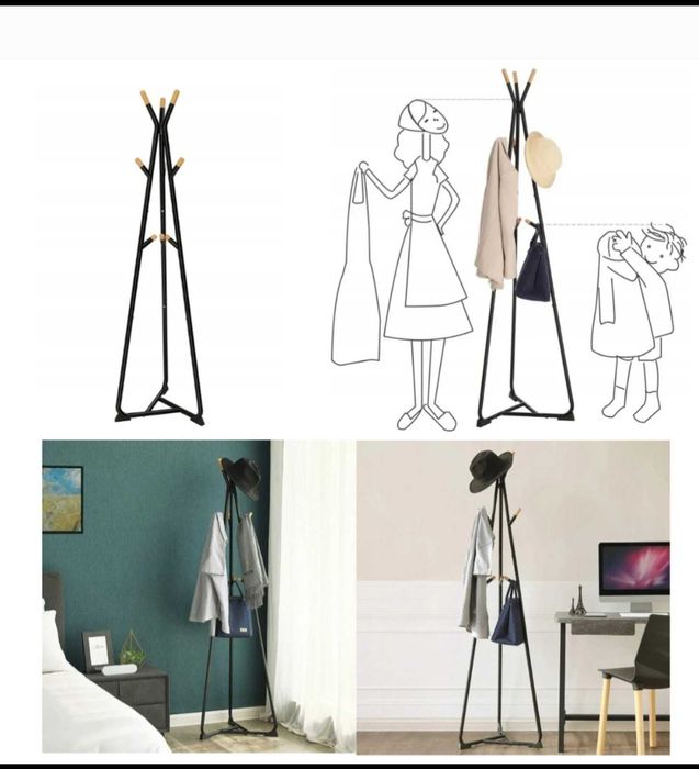 Полиця вішалка стійка шафа підставка для взуття одягу підлогова лофт
