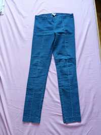 Niebieskie dżinsy tregginsy H&M 38 M na szczupłą osobę