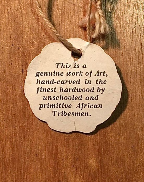 ARTE TRIBAL - Kenya - anos 50/60 - carved ebony - de 31,5 a 24,5 cm/s