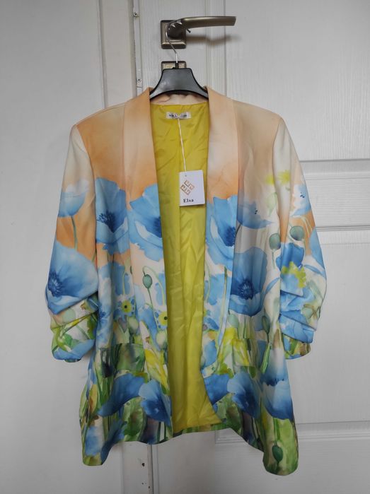 Marynarka w kwiaty NOWA m/l