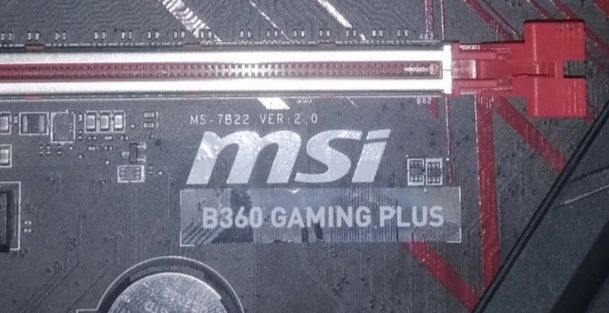 Материнка Msi b360 Gaming plus