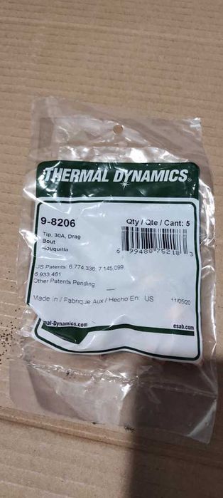 Elektrody, dysze plazma Thermal Dynamics Esab 9 8 2  5