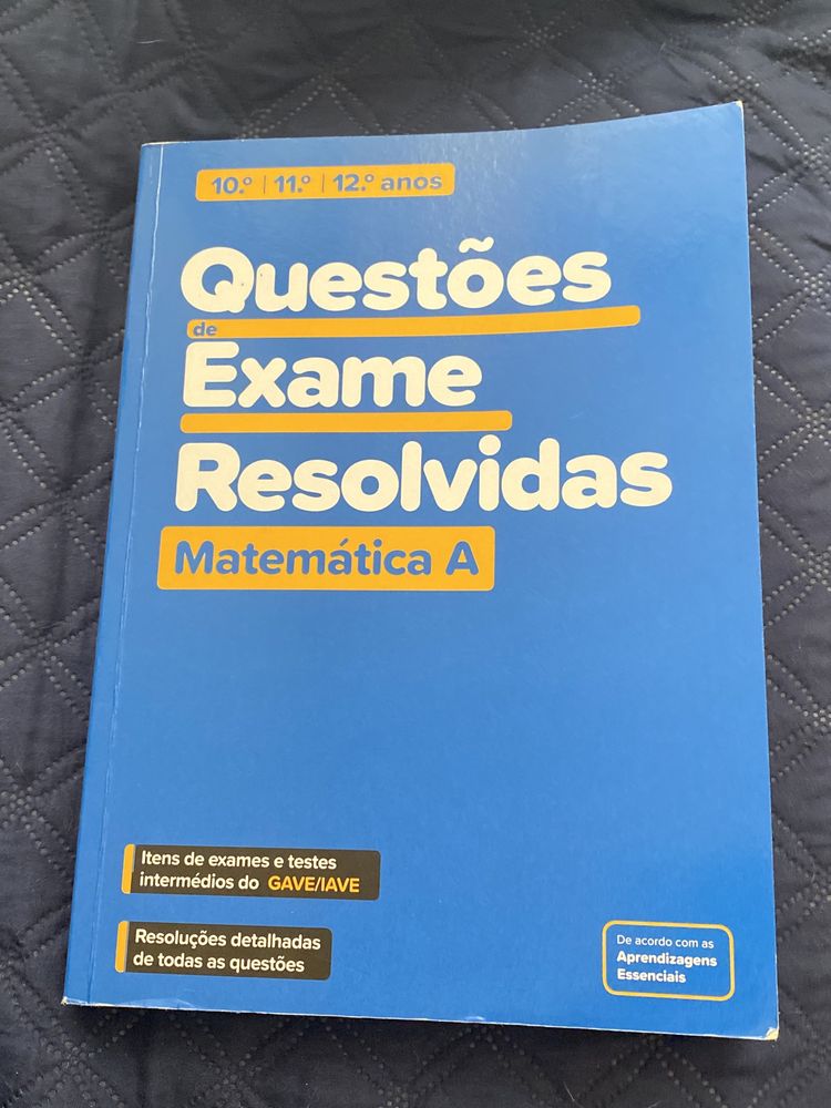 Livro “Questões Exame Resolvidas” - Matemática A