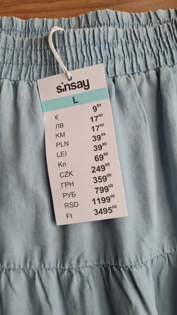 Nowa spódniczka jeansowa Sinsay M L