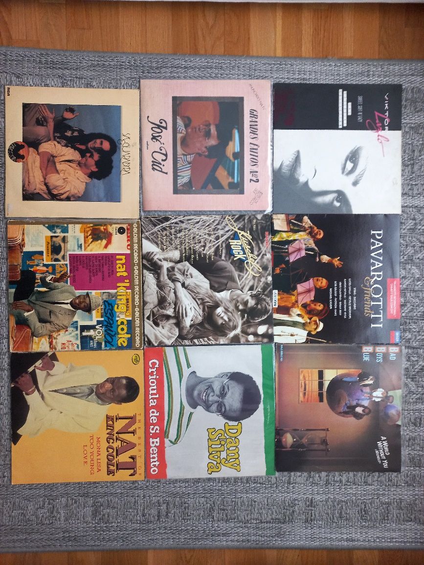 Lote de 40 discos de vinil