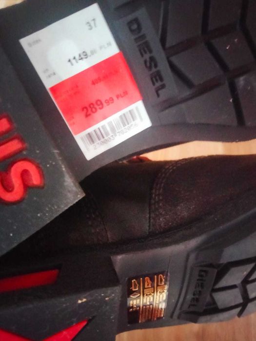 Шкіряні черевики diesel оригінал