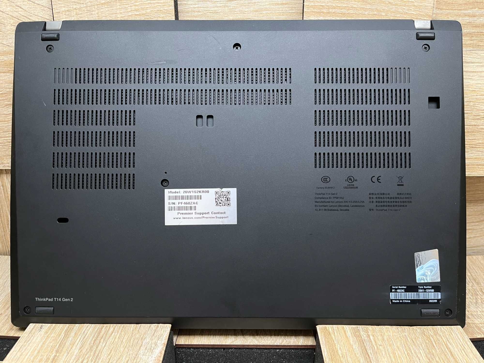 №5123 Ноутбук Lenovo ThinkPad T14 14" FHD IPS/i5-1145G7/16Gb/SSD256