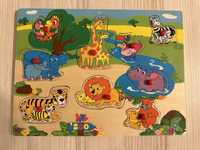 Puzzle edukacyjne - zoo