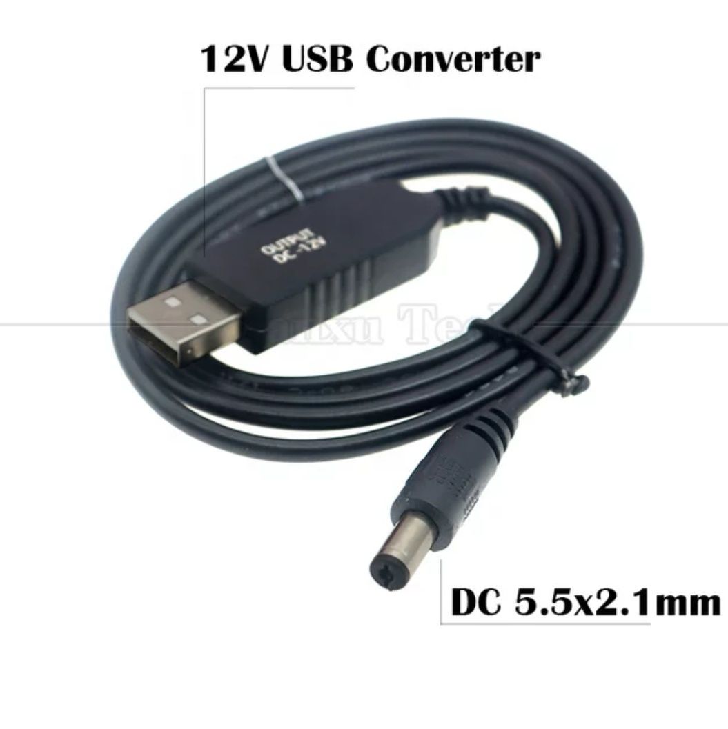 Живлення роутера від павербанка USB DC5V- 12V