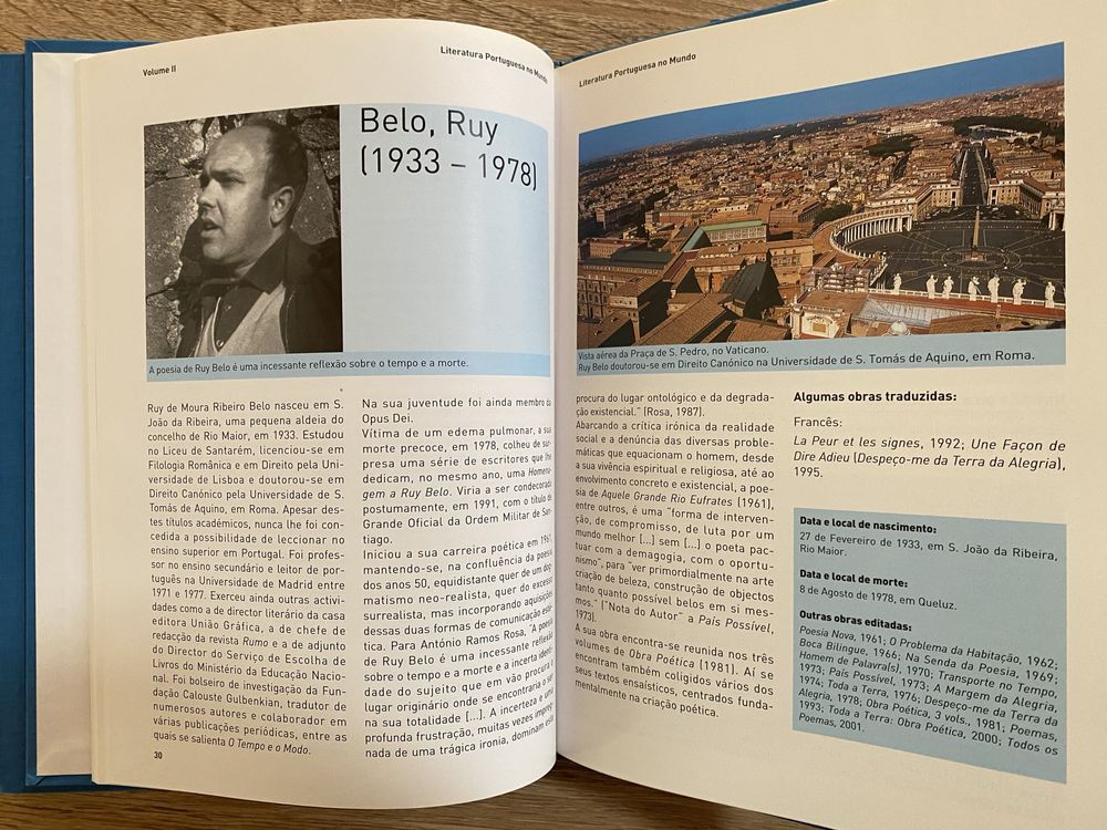 Literatura portuguesa no mundo, dicionário ilustrado, vários volumes