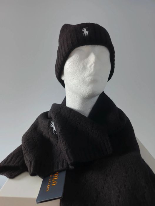 Zestaw komplet Polo szalik czapka
