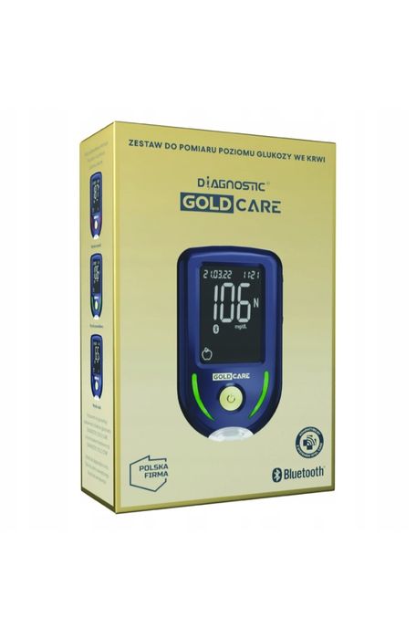 Діагностичний глюкометр Gold Care з функцією Bluetooth