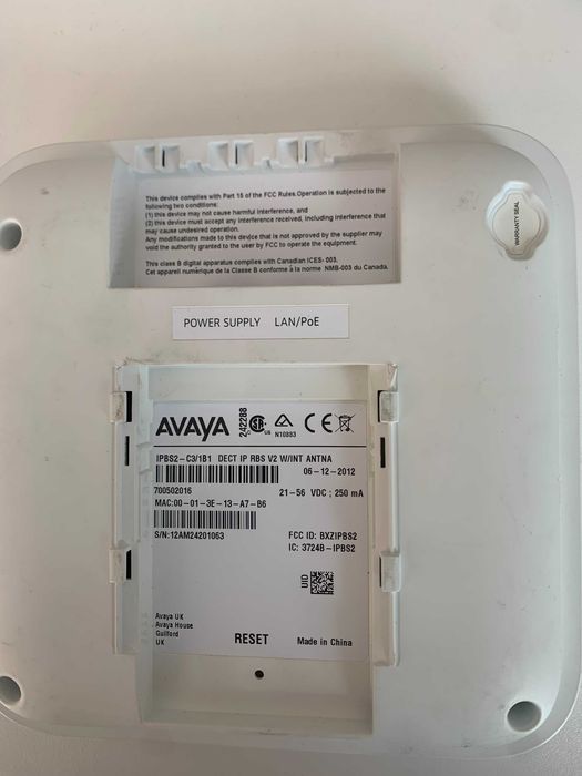 AVAYA IP-DECT IPBS2 - C3/1B1 (Recondicionado)