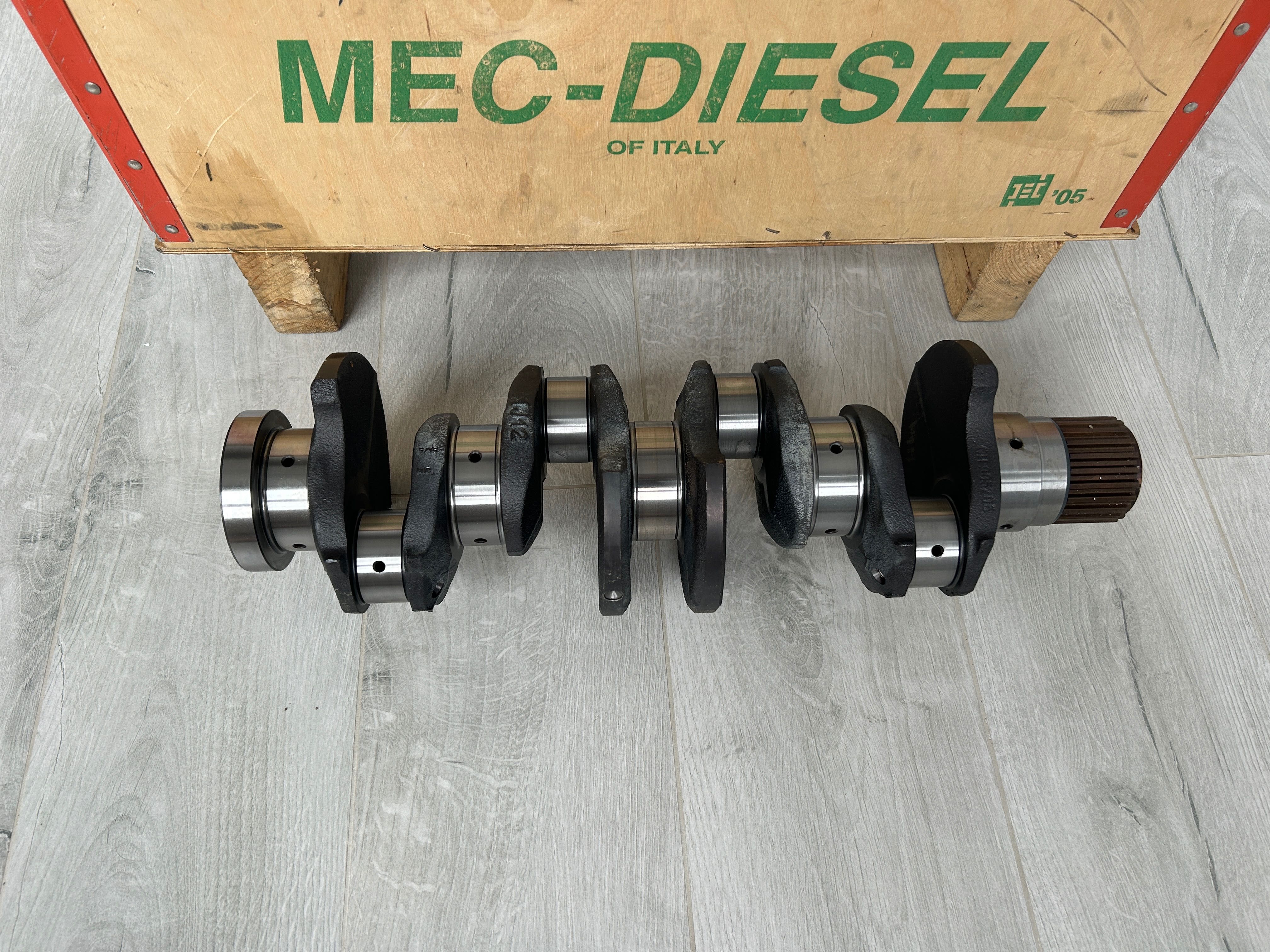 Коленвал Fiat/Iveco 2.5d/td 1990-1994г d=100мм (MEC Diesel / Италия)