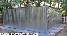 Garaże Garaż 3x5 CAŁY OCYNK MOCNY Blaszak Cały Kraj Szybki Termin Raty