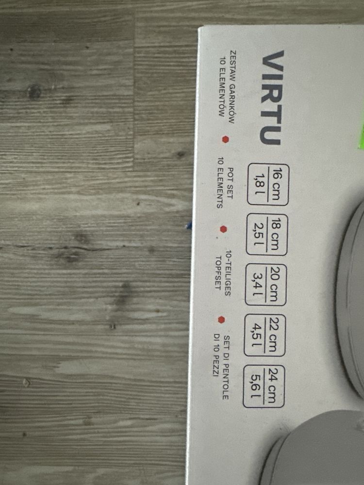 Zestaw garnków zwieger Virtu 10elementów