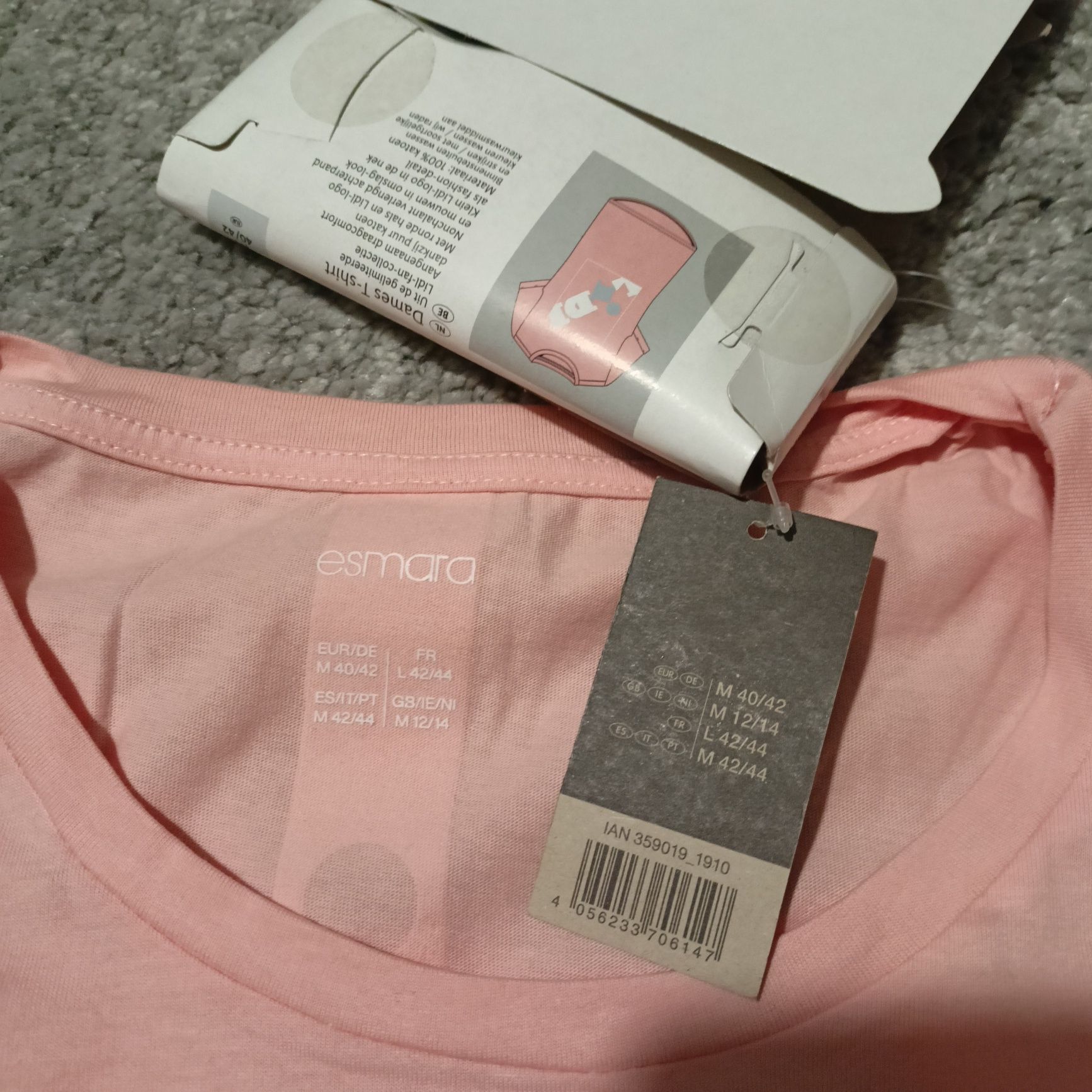 T-shirt bluzka z krótkim rękawem Lidl