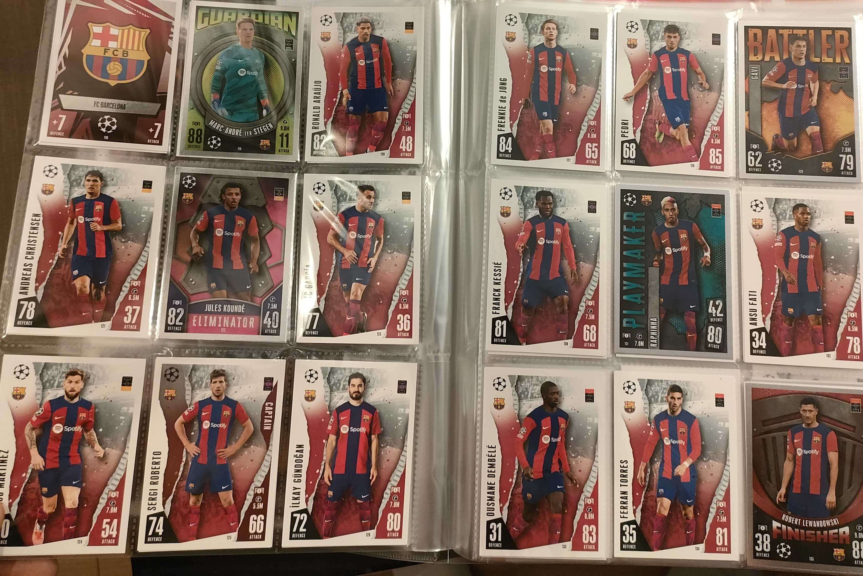 Match Attax 2023/24 Album+Komplet drużyn 387 Kart!!