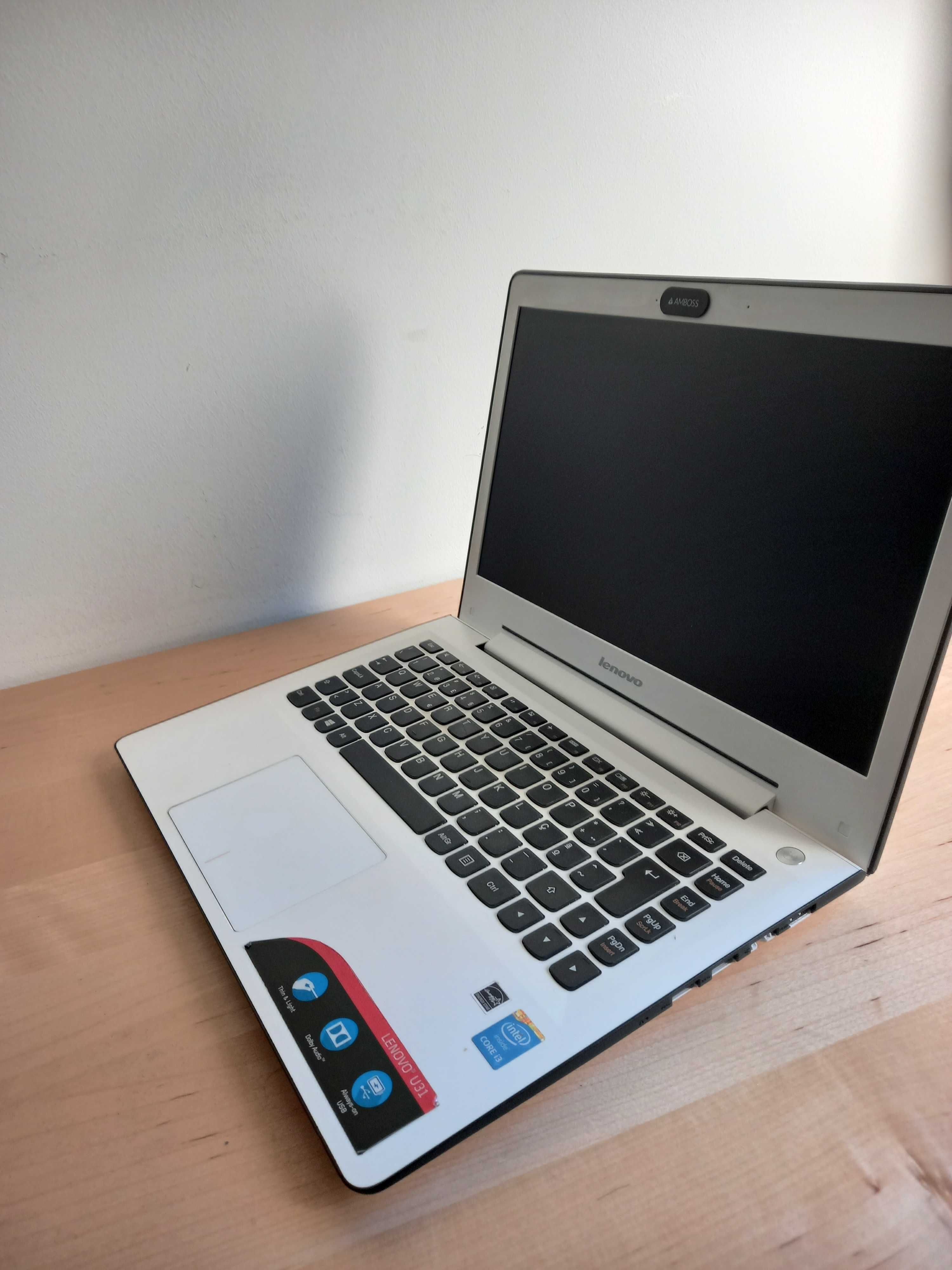 Computador Portátil Lenovo U31-70, com 128 GB SSD e 4GB RAM