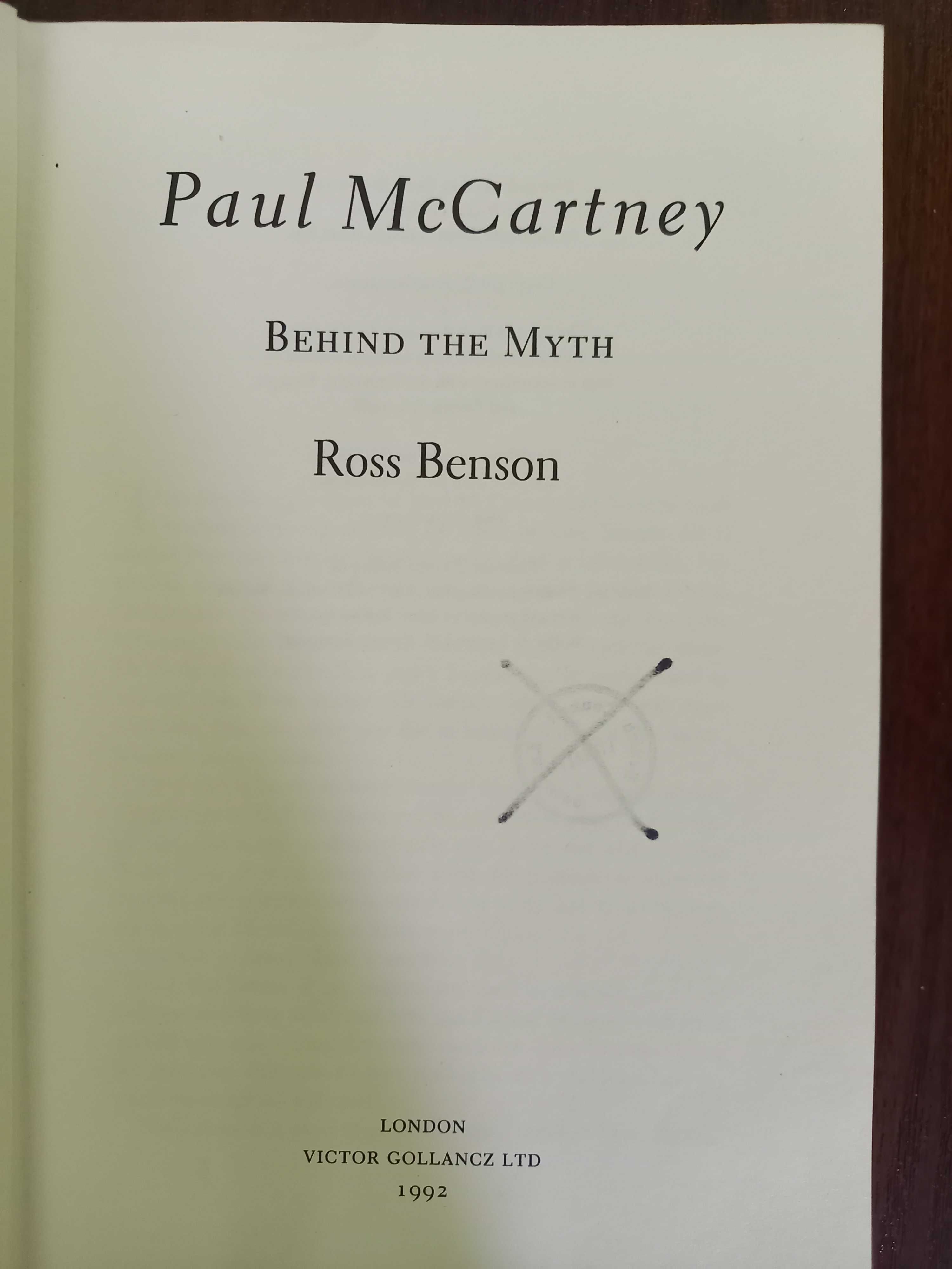 Paul McCartney Behind the Myth / Ross Benson, London 1992