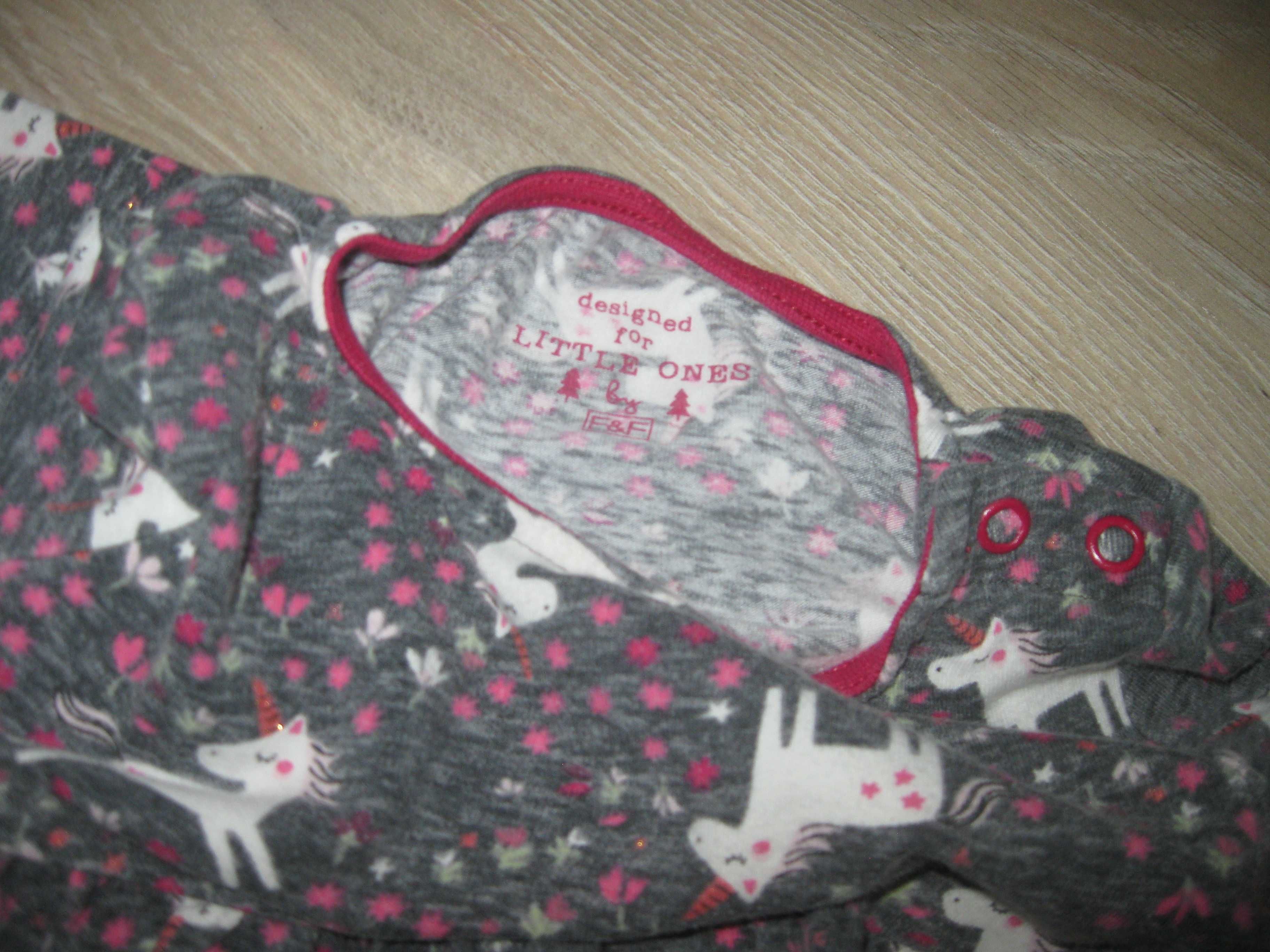 F&F sukienka rozmiar 92 cm 18-24 ms jednorożce
