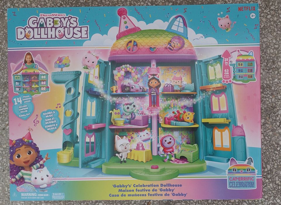 Tęczowy Koci Domek Gabi, NOWY