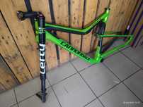 Rama mtb 29 er Cannondale Scalpel wraz amortyzatorem Lefty