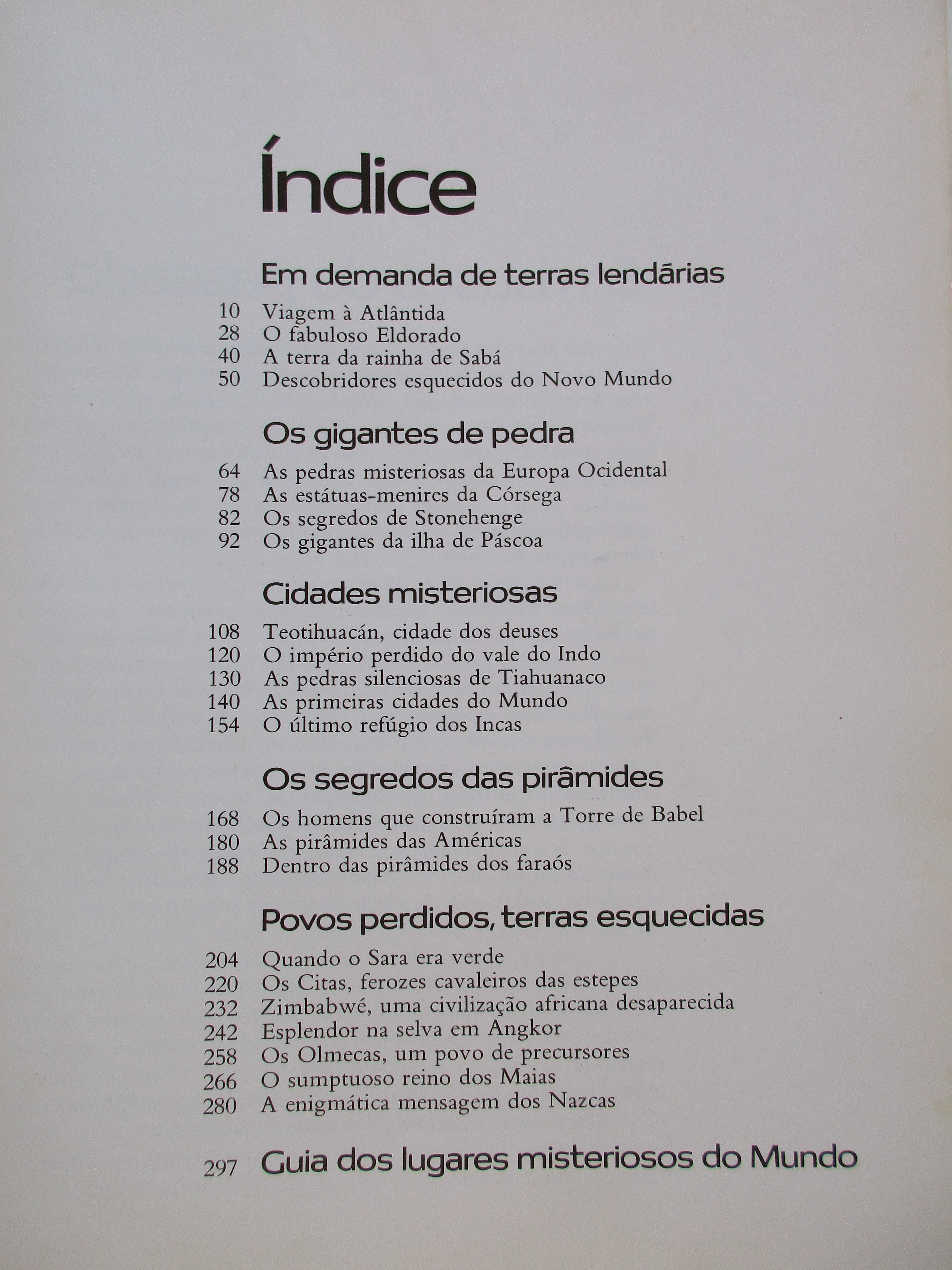 Os últimos Mistérios do Mundo - - - - - Enciclopédia