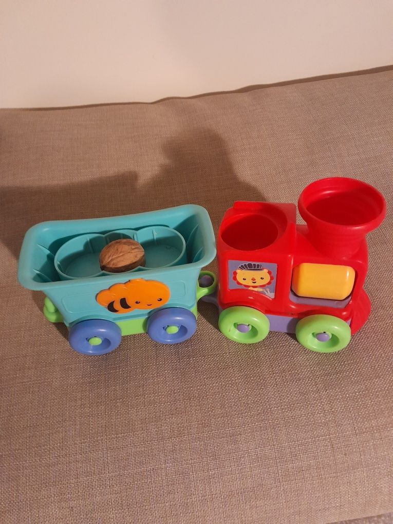 zabawki fisher-price lokomotywa i wagon