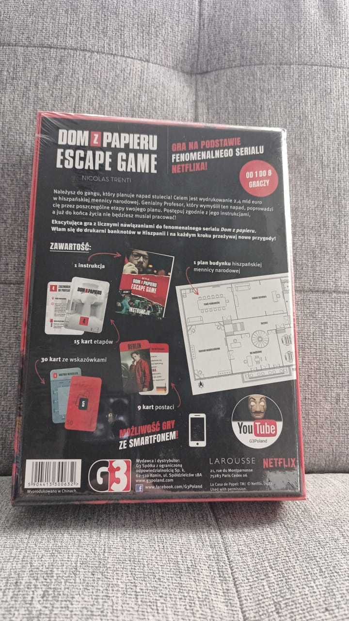 Gra Dom z papieru, Escape Game, gra strategiczna - nowa