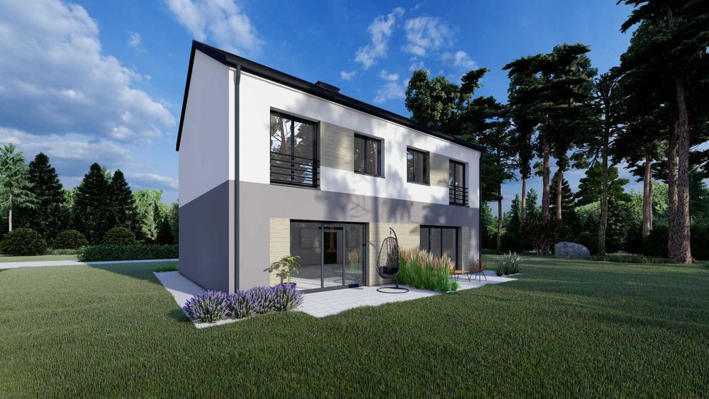 Budynek w zabudowie bliźniaczej - Chrzypsko Wielkie - 78,6 m2 lokal