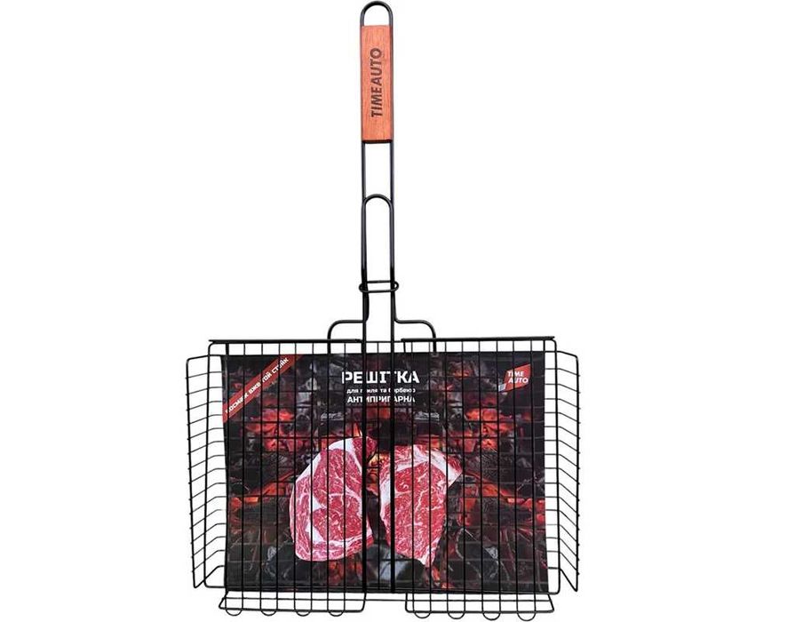 Антипригарна Решітка для гриля та барбекю Time Auto