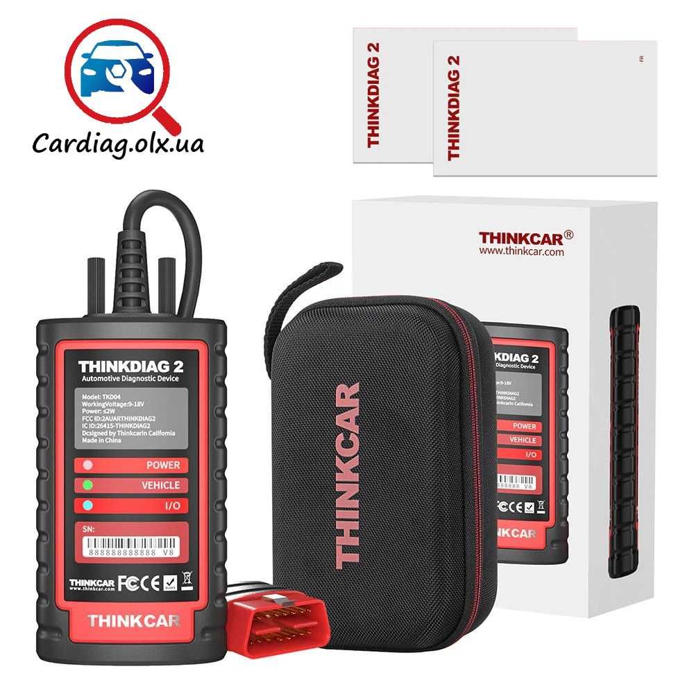 Сканер авто Thinkdiag 2 + Diagzone Pro. 35+ адаптаций. Читает CAN FD