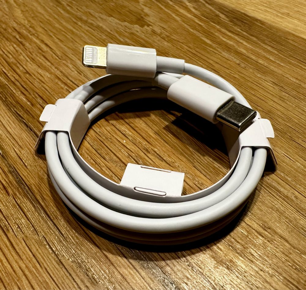 Ładowarka do iPhone + kabel 1m usb-c/lightning 2 szt