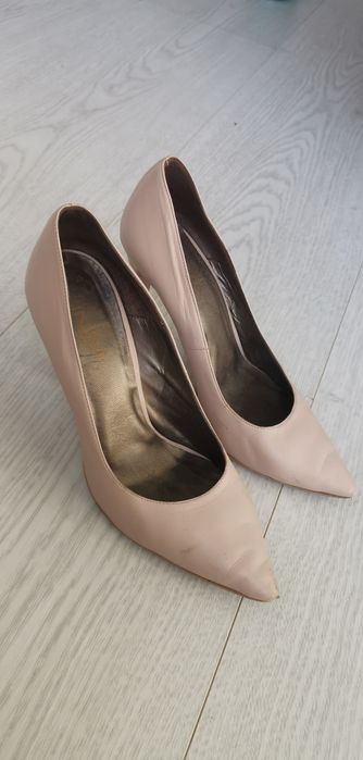 Sapatos salto alto Nude