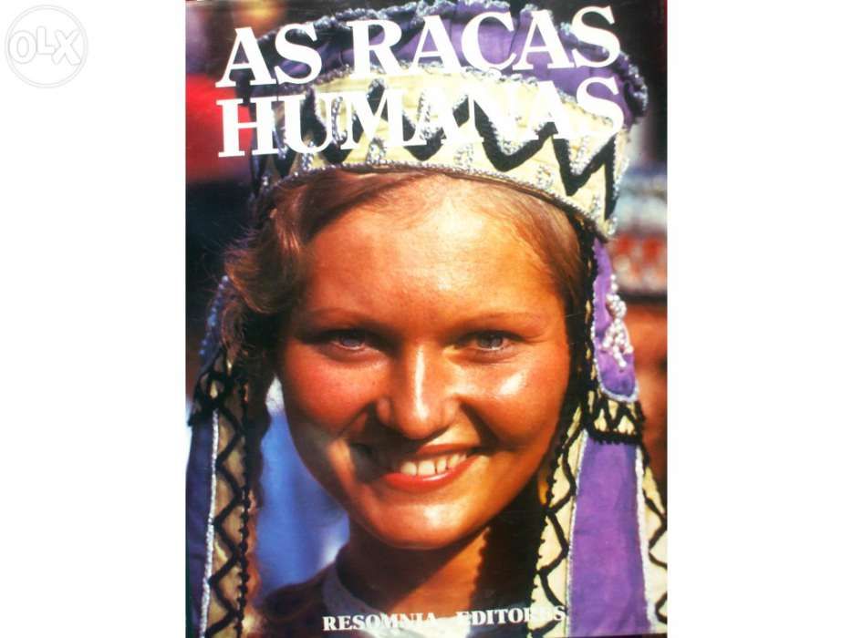Colecção de 4 livros sobre as raças humanas