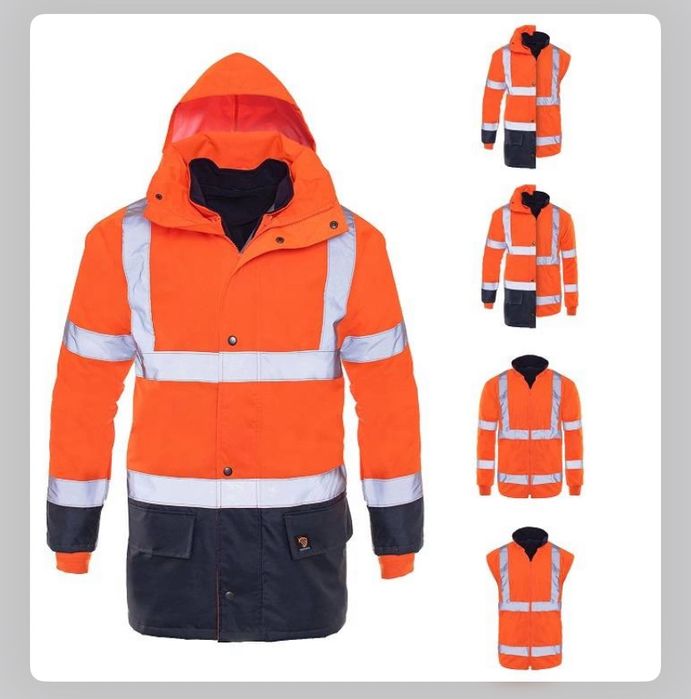 Całoroczna kurtka ocieplana 5w1, rozmiar M