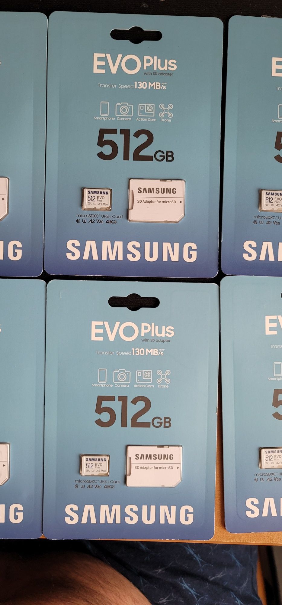 Карта пямяти Samsung 512GB microSDXC C10 UHS-1 Evo Plus V2