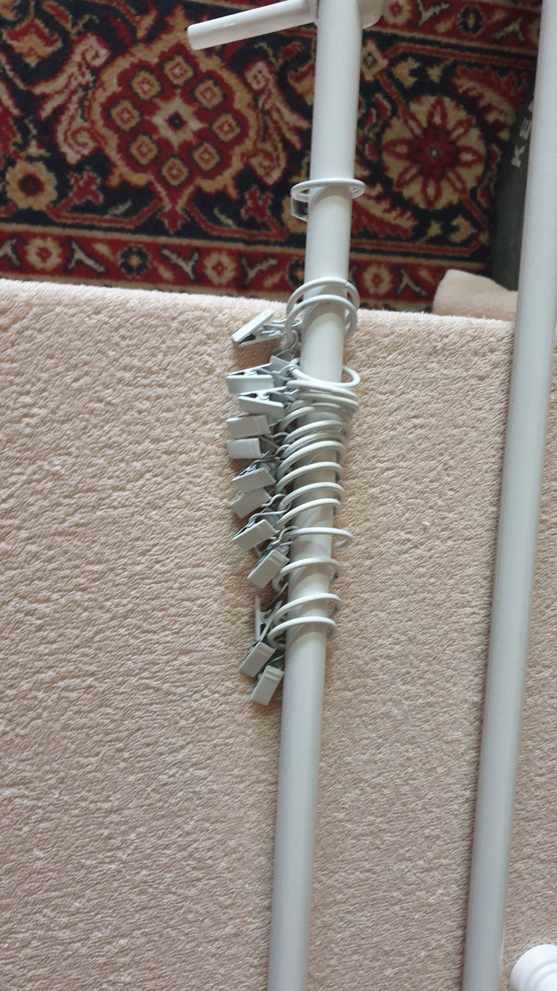 Metalowy karnisz, pojedynczy - 280 cm