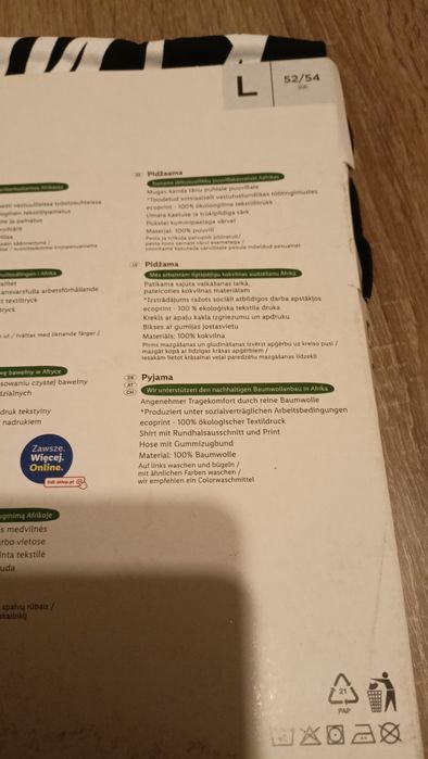 Piżama męska z krótkim rękawem L   Livergy